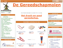 Tablet Screenshot of gereedschapmolen.nl